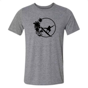 Camiseta Cinza Surf Noir Design