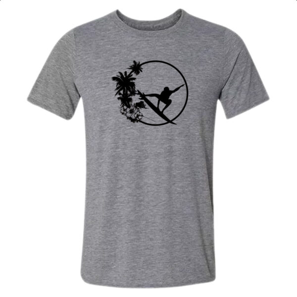 Camiseta Cinza Surf Noir Design