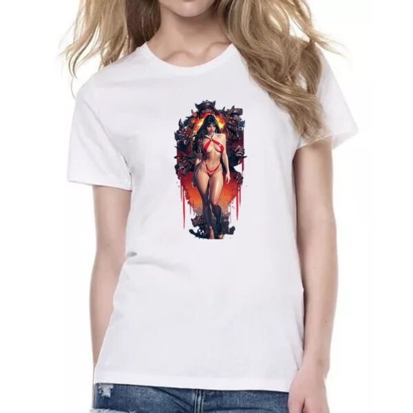 Camiseta Baby Look Nostalgia Vampirella - Imagem 2