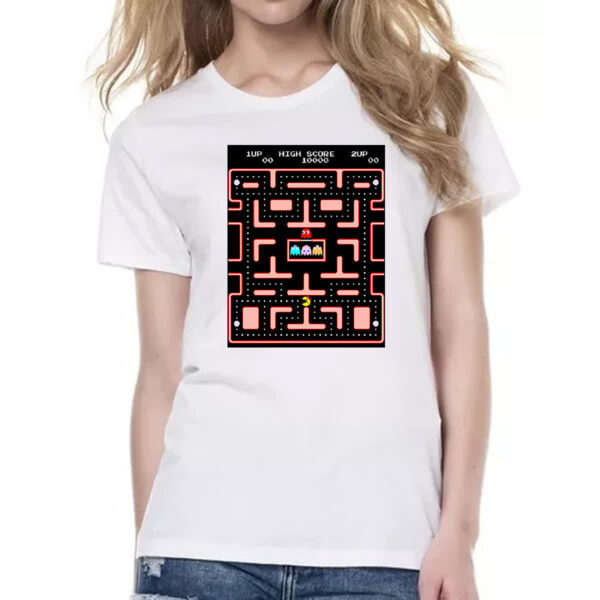 Camiseta Baby Look Retro Game Miss Pacman - Imagem 2