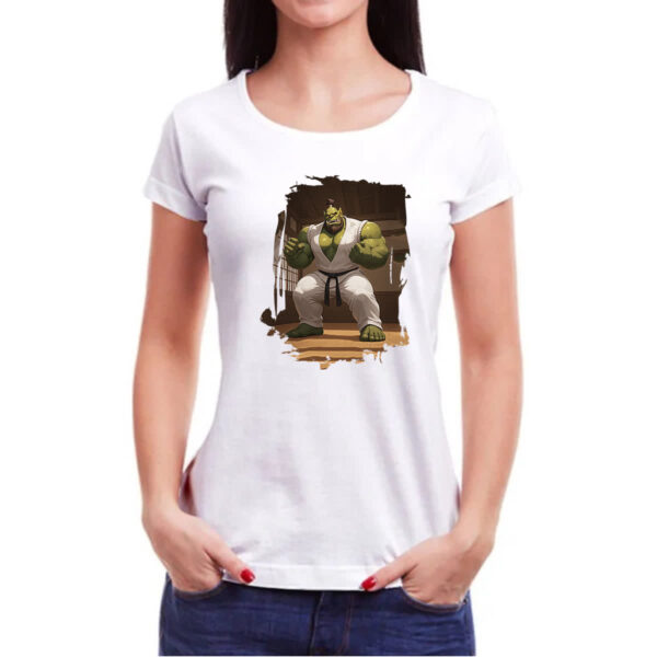 Camiseta Baby Look Ogro Judo - Imagem 3