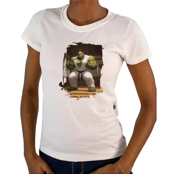 Camiseta Baby Look Ogro Judo - Imagem 4