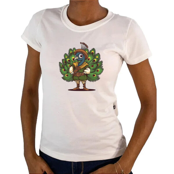 Camiseta Baby Look Pavao Escoteiro - Imagem 4
