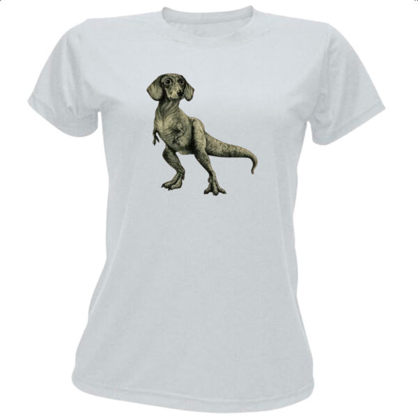 Camiseta Baby Look Dachshund Rex