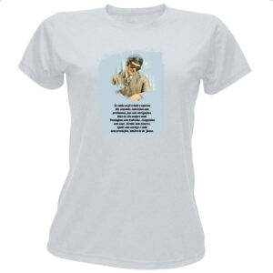 Camiseta Baby Look Espiritismo se estas na fe crista
