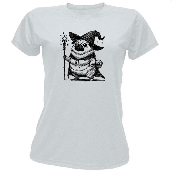 Camiseta Baby Look Pug Mago
