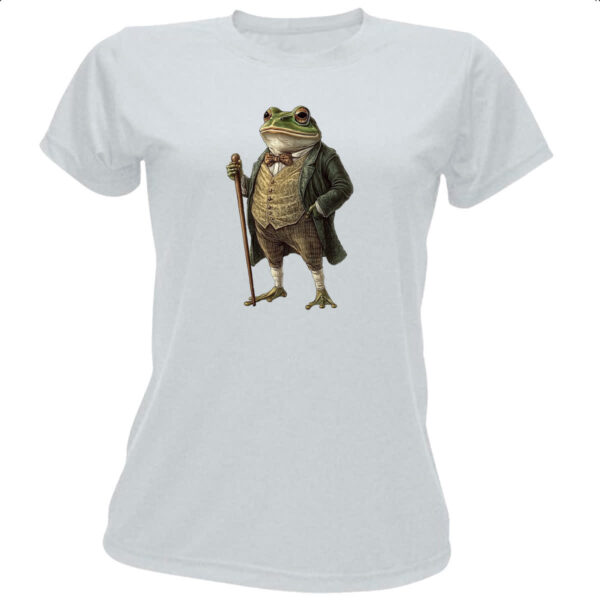 Camiseta Baby Look Sapo aristrocata