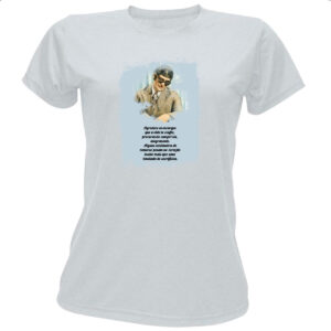 Camiseta Baby Look Espiritismo agradece os encargos