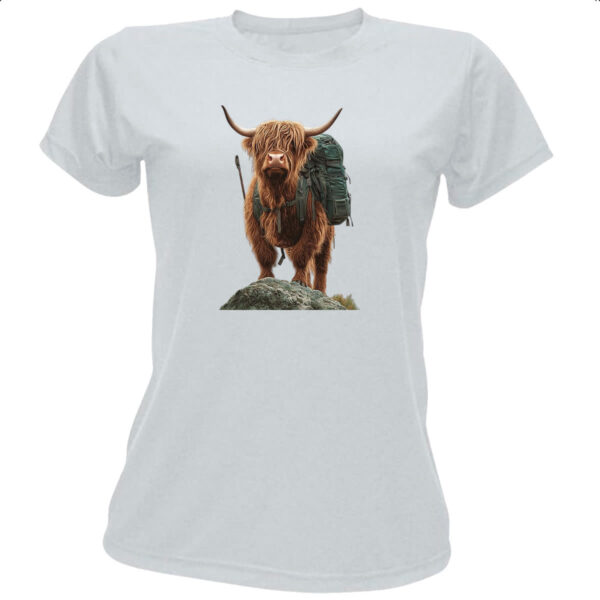 Camiseta Baby Look Bufalo aventureiro