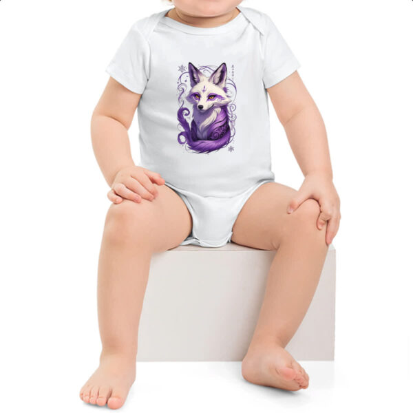 Body infantil Raposa Kitsune Tatoo Arte - Image 2