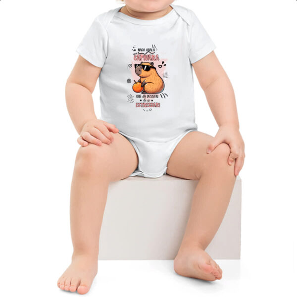 Body infantil Capivara nada abala - Imagem 2
