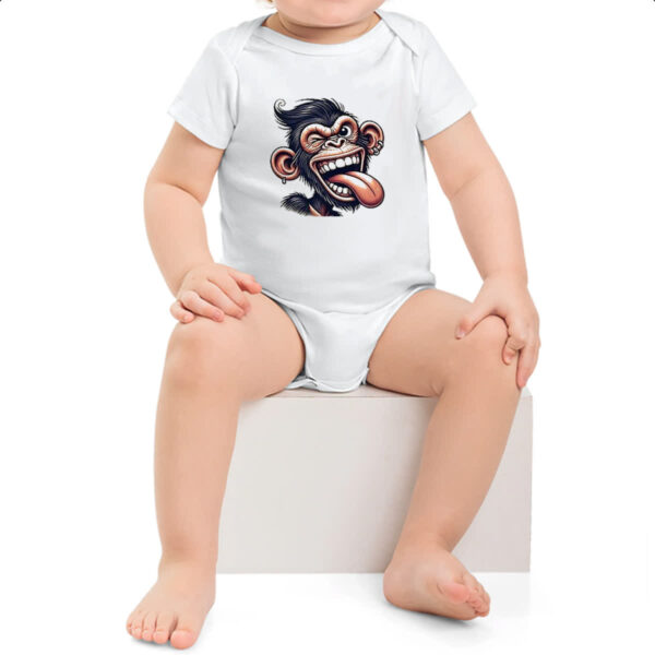 Body infantil Chimpanze doido - Imagem 2