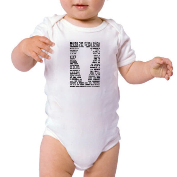 Body infantil Mude sua rotina diaria - Imagem 3