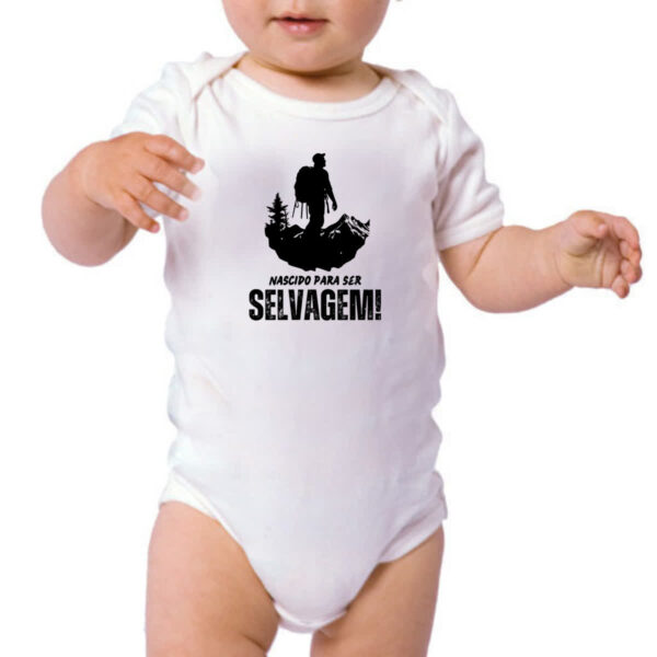Body infantil Nascido para ser selvagem - Imagem 3