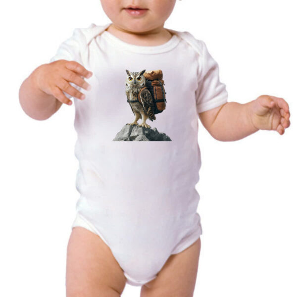 Body infantil Coruja aventureira - Imagem 3