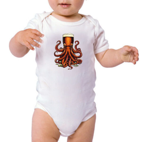 Body infantil Beer Octopus - Imagem 3