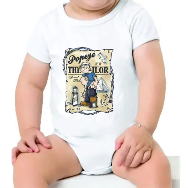 Body infantil Nostalgia Popeye Vintage Cartaz - Imagem 4
