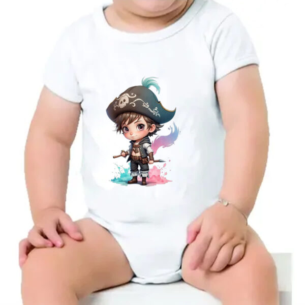Body infantil Pirata Cute Chibi Style - Imagem 4