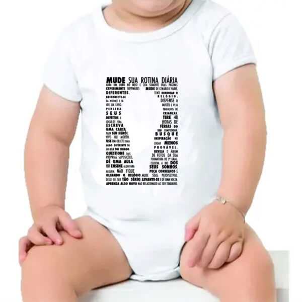 Body infantil Mude sua rotina diaria - Imagem 4