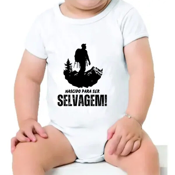 Body infantil Nascido para ser selvagem - Imagem 4