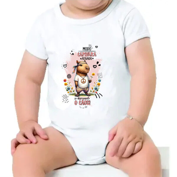 Body infantil Capivara modo ativado - Imagem 4