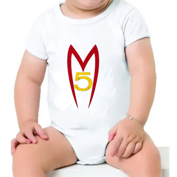 Body infantil Speed Race Mach 5 vintage - Imagem 4
