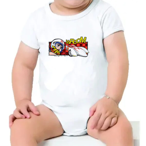 Body infantil Speed Racer Wroom - Imagem 4