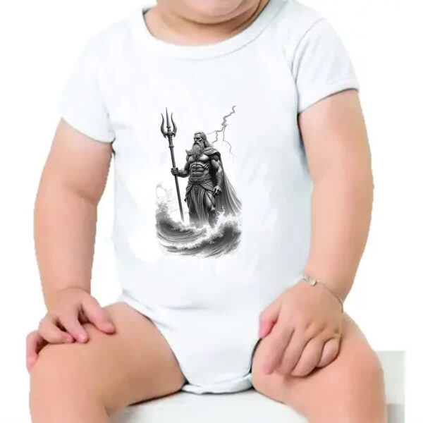 Body infantil Poseidon esboco a lapis - Imagem 4