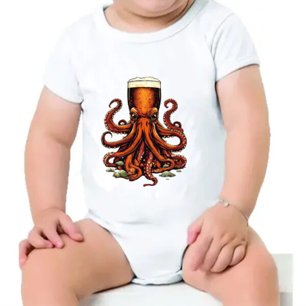 Body infantil Beer Octopus - Imagem 4