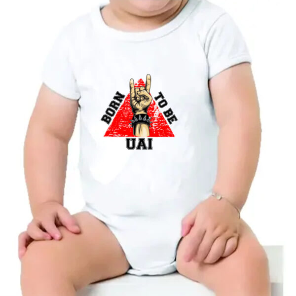 Body infantil Born to be uai - Imagem 4