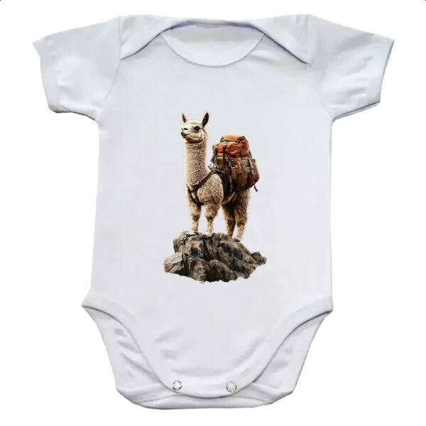 Body infantil Lhama aventureira