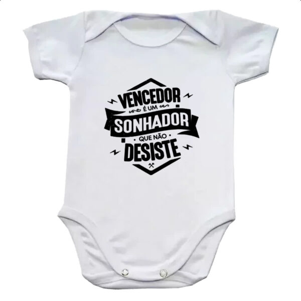 Body infantil Vencedor sonhador nao desiste