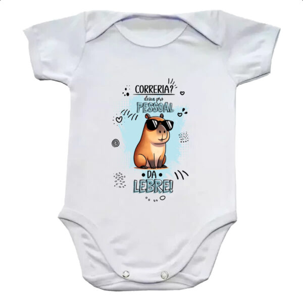 Body infantil Capivara correria