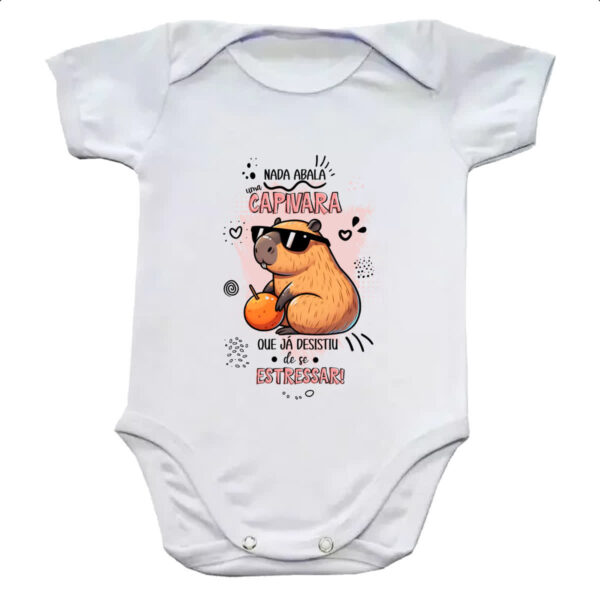 Body infantil Capivara nada abala