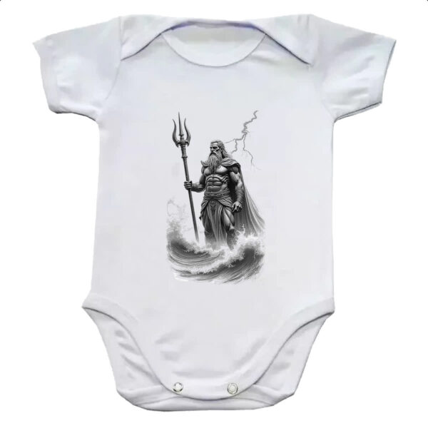 Body infantil Poseidon esboco a lapis