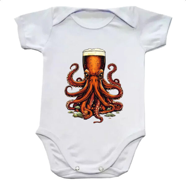 Body infantil Beer Octopus