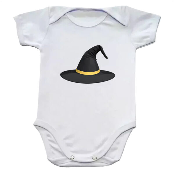 Body infantil Chapeu de bruxa