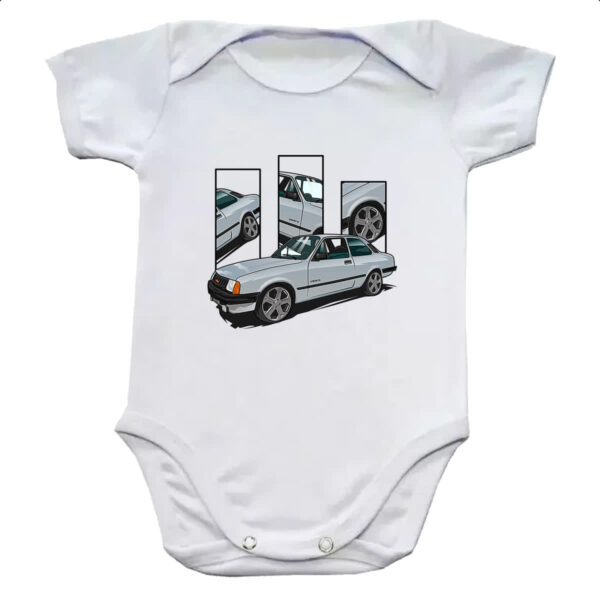 Body infantil Chevette placas verticais
