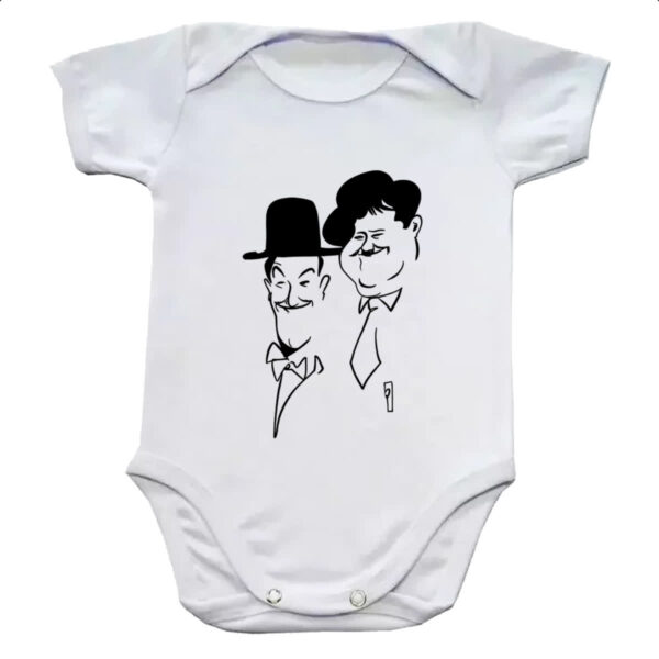 Body infantil Gordo e o magro linear art
