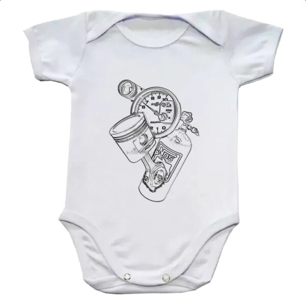 Body infantil Velocimetro Pistao e Nos