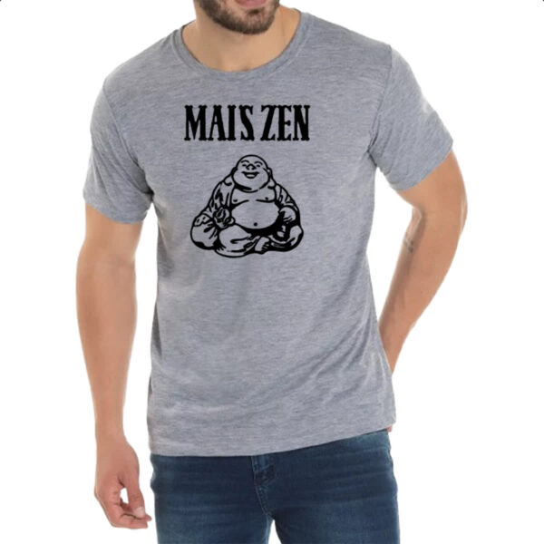 Camiseta Cinza Mais Zen - Imagem 2