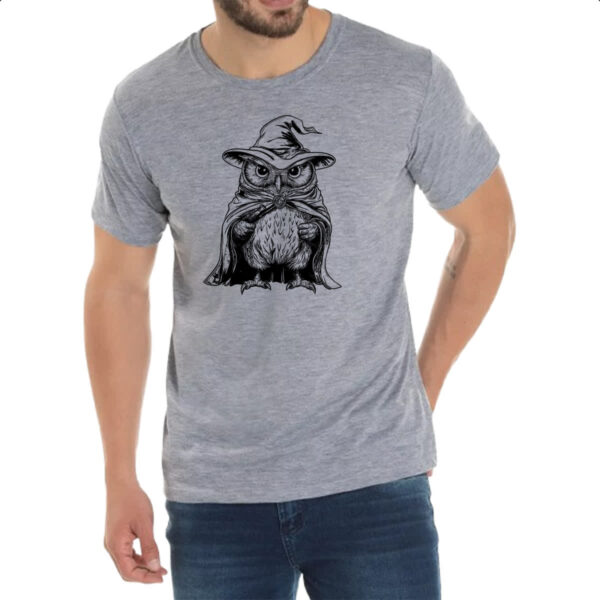 Camiseta Cinza Mago Coruja - Imagem 2