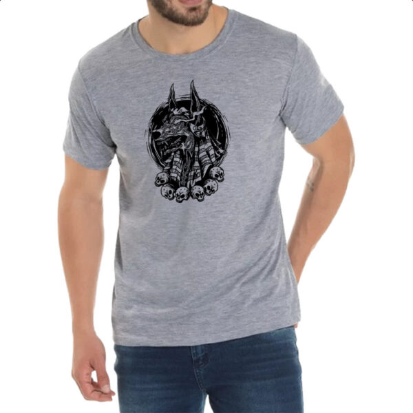 Camiseta Cinza Anubis Raios Oculares - Imagem 2