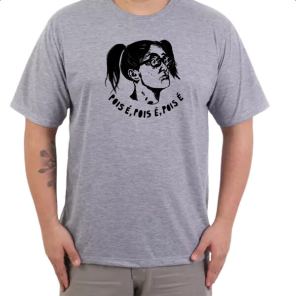 Camiseta Cinza Pois e Pois e Pois e - Imagem 3