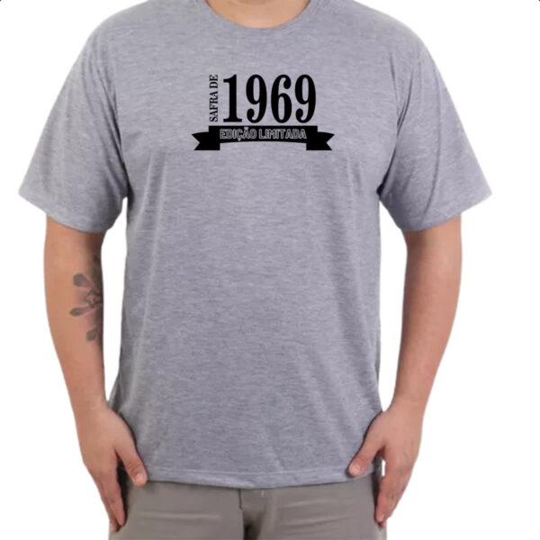 Camiseta Cinza Safra de 1969 - Imagem 3