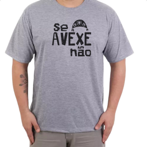 Camiseta Cinza Se avexe nao - Imagem 3