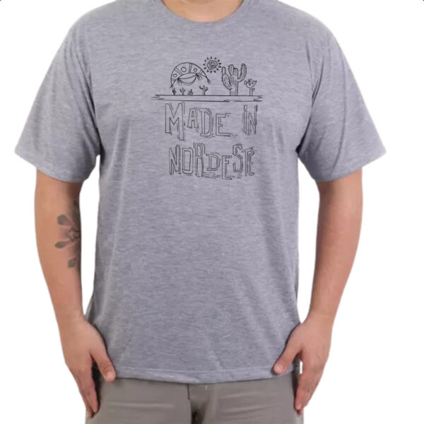 Camiseta Cinza Made in nordeste - Imagem 3