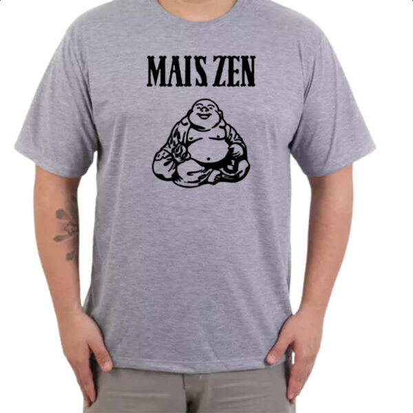 Camiseta Cinza Mais Zen - Imagem 3
