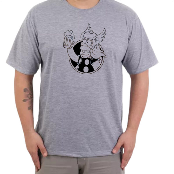 Camiseta Cinza Thormmer - God of beer - Imagem 3