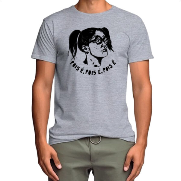 Camiseta Cinza Pois e Pois e Pois e - Imagem 4